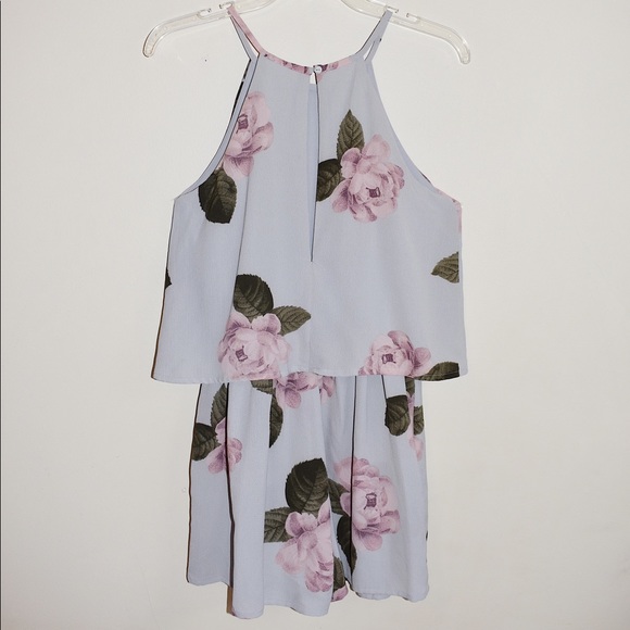 Boutique Floral Print Romper - Picture 4 of 6